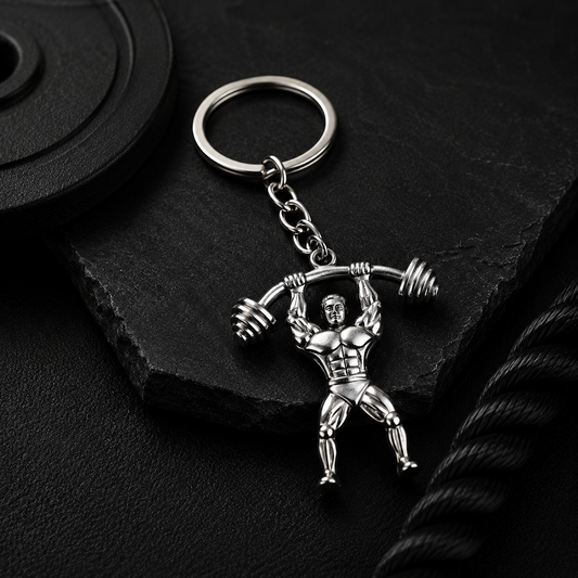 IronLift Bodybuilder Keychain